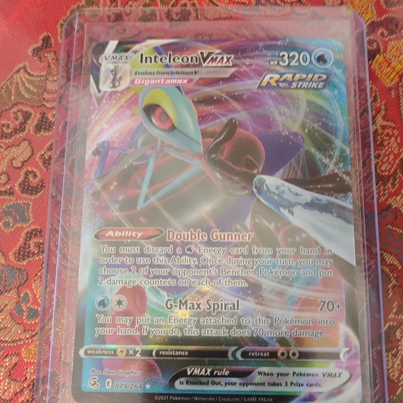 Pokemon TCG Inteleon VMAX Full Art Holo - Picture 1 of 2